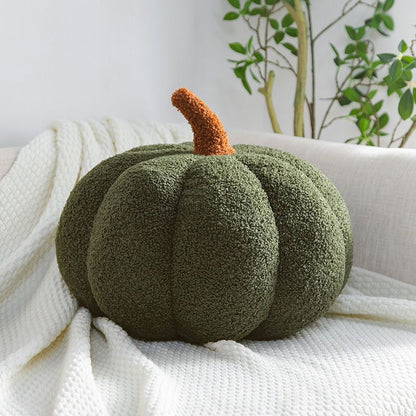 Simulated Pumpkin Plush Pillow 11 X 9.5 Inch 3D Thanksgiving Cushion Shaped Pillow Cozy Fall Decorations Toy Pillows For Thanksgiving Christmas Bedroom Sofa Couch Supplies