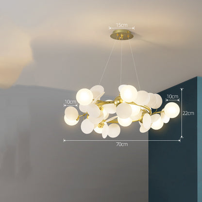 Lustre nordique moderne minimaliste, éclairage de chambre à coucher pour salon