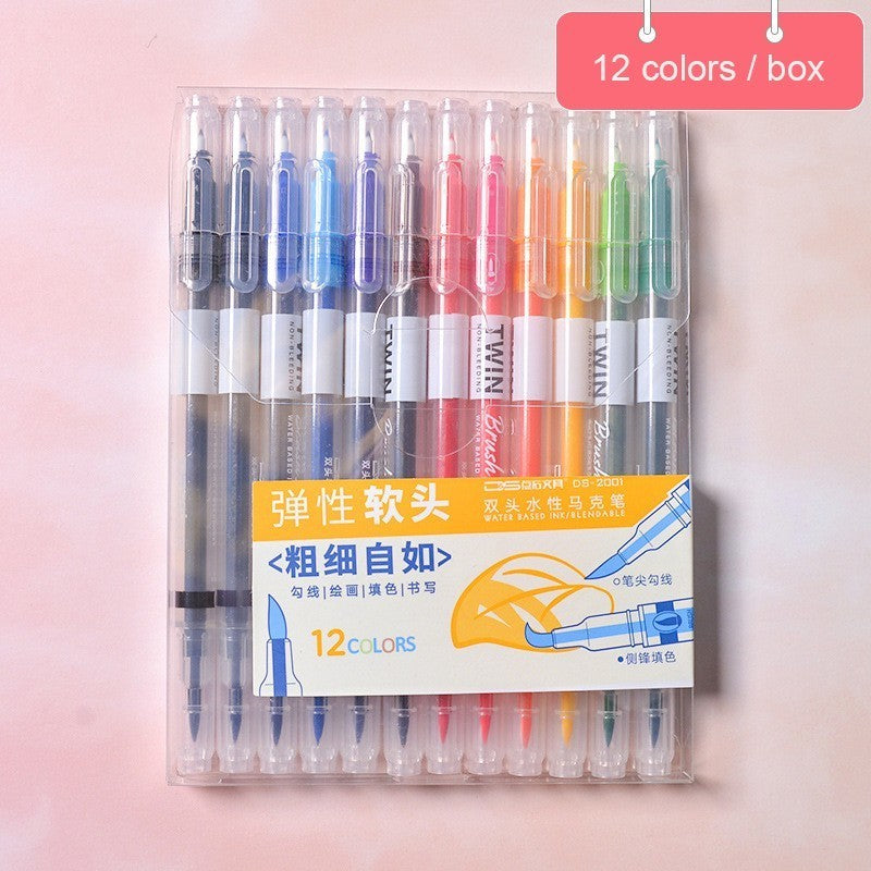 Color Calligraphy  Art Hair Note Pen