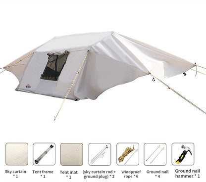 Outdoor Camping Off-site Two-person Tunnel Folding Tent