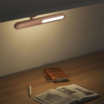 Lámpara de mesa de lectura, lámpara de escritorio geométrica creativa, lámpara de pared inalámbrica, luz nocturna pequeña de succión magnética multifuncional