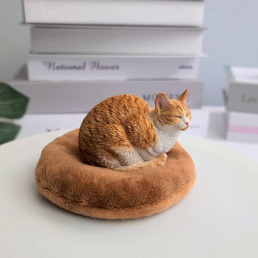 Lethargy Cat Home Decoration Charm Cat Desktop Model Creative