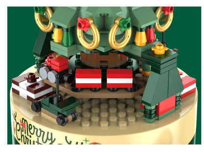 Christmas Tree Blocks Spin Music Box Blocks