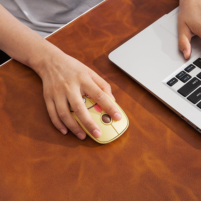 Grain Leather Desk Mouse Pad Desktop Office