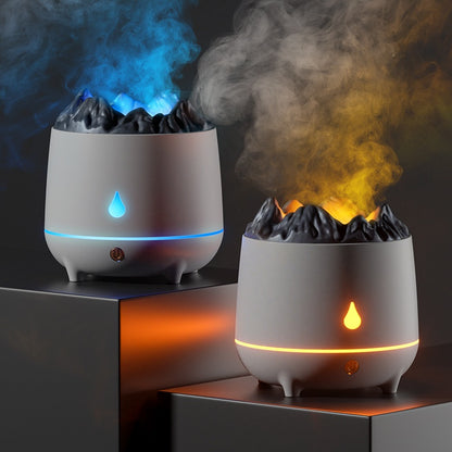 Nouveau Humidificateur volcanique Flaming Mountain, Machine d'aromathérapie, diffuseur volcanique, Volume de brouillard domestique, créativité