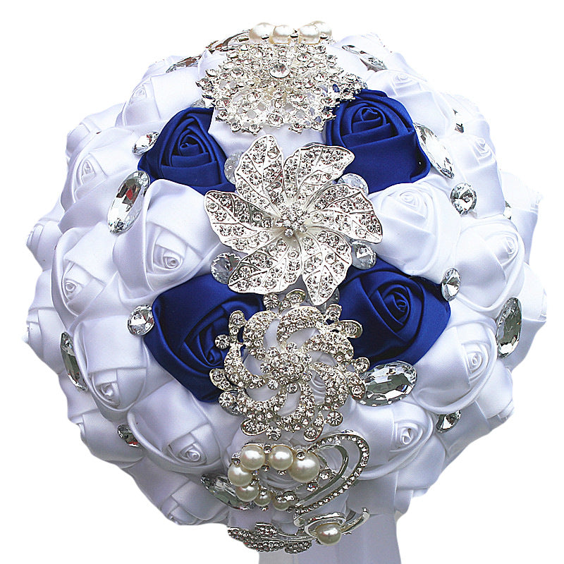 Bridal Finished Satin Bouquet Wedding Ribbon Handheld