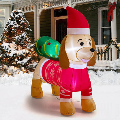 Décorations de Noël pour sapin de Noël avec dos de chien saucisse