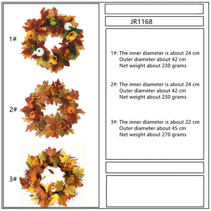 Harvest Wreath Halloween Simulation Berries