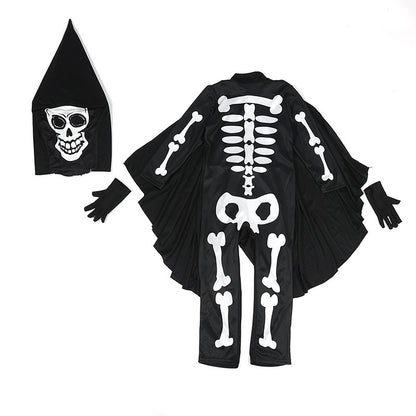 Halloween Dress Up Children's Performance Skull Costume