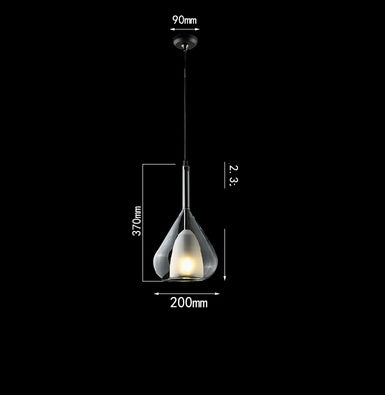 Lustre de chevet de salle à manger de conception originale minimaliste nordique moderne