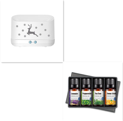 Humidificateur diffuseur de flamme d'élan silencieux lampe d'ambiance domestique décorations de Noël pour la maison