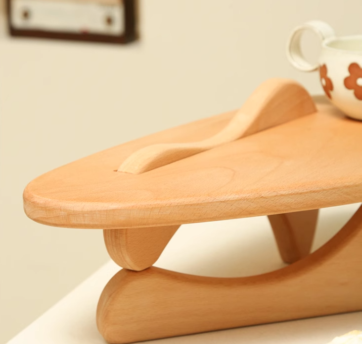 Étagère de Table en bois personnalisée, tasse de parfum, produits de soins de la peau, support de rangement en bois, présentoir en bois massif pour la maison