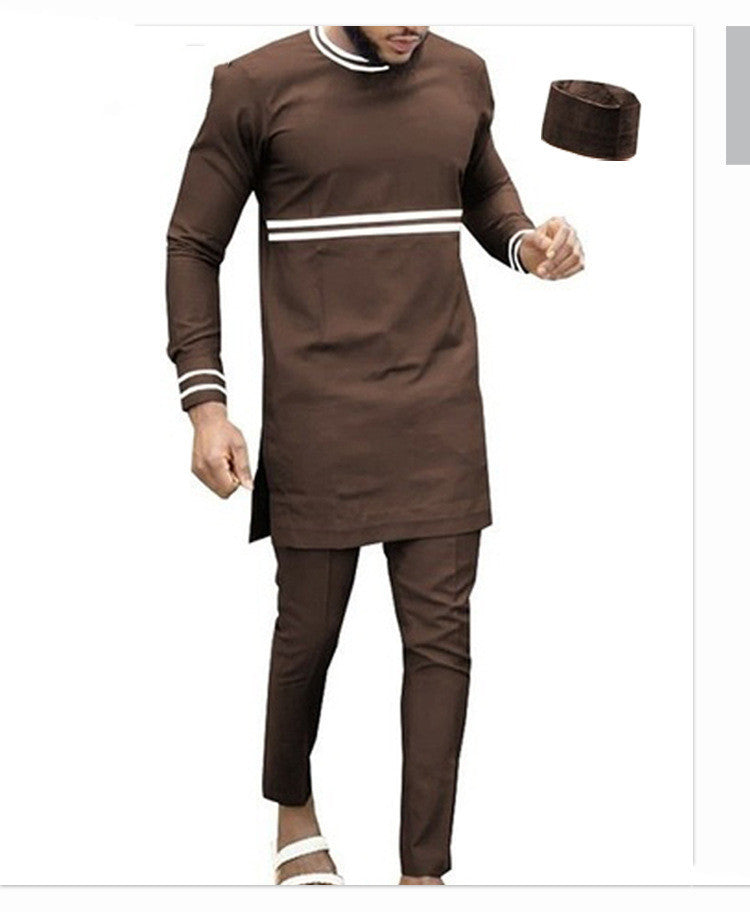 Halloween Costumes African Men's Clothing Traditional Outerwear Suits