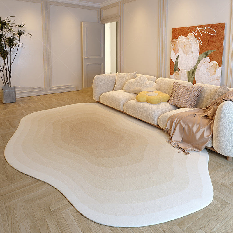 Household Irregular Shaped Simple Sofa Coffee Table Floor Mats