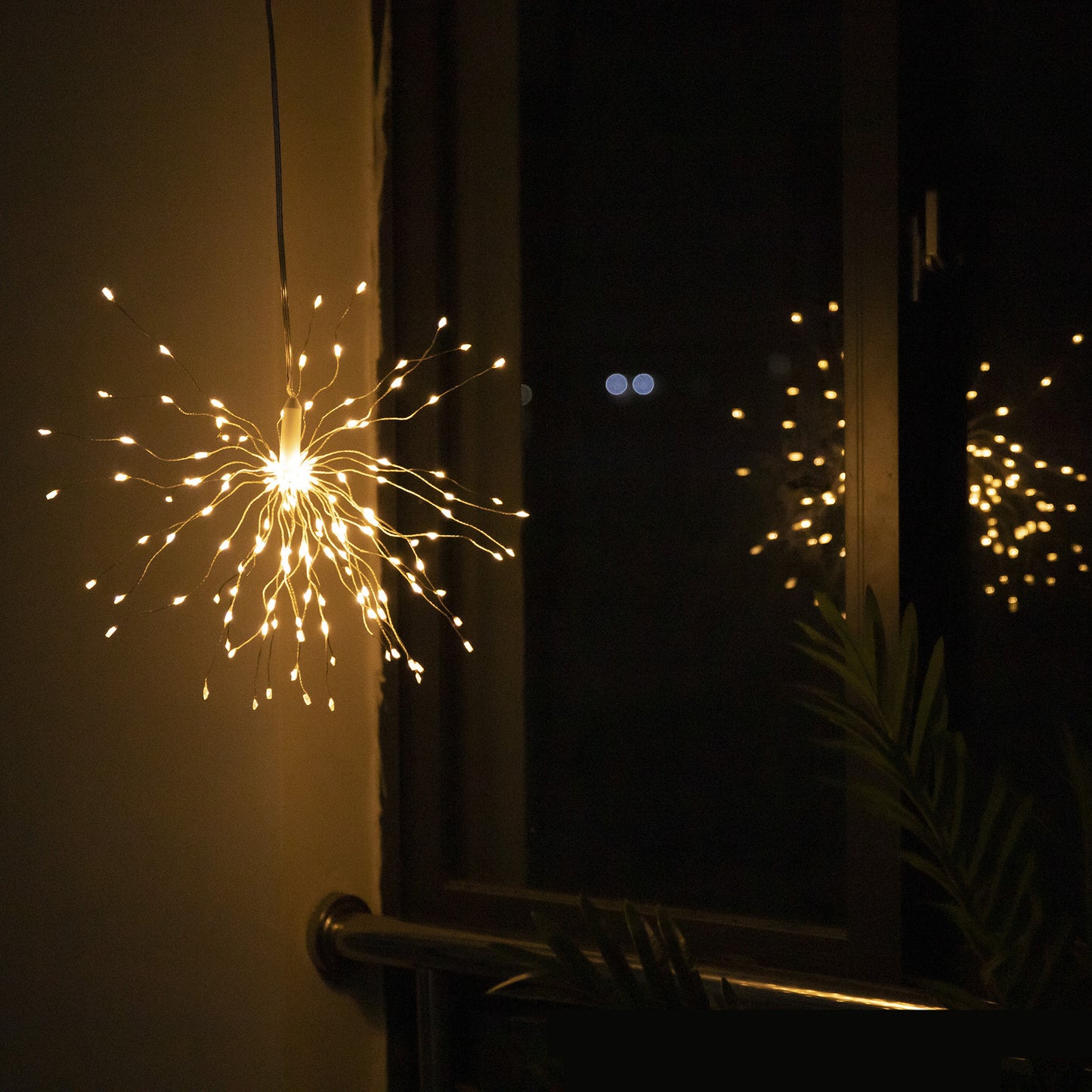 Luz de cadena de diente de león de lámpara de alambre de cobre con control remoto impermeable al aire libre