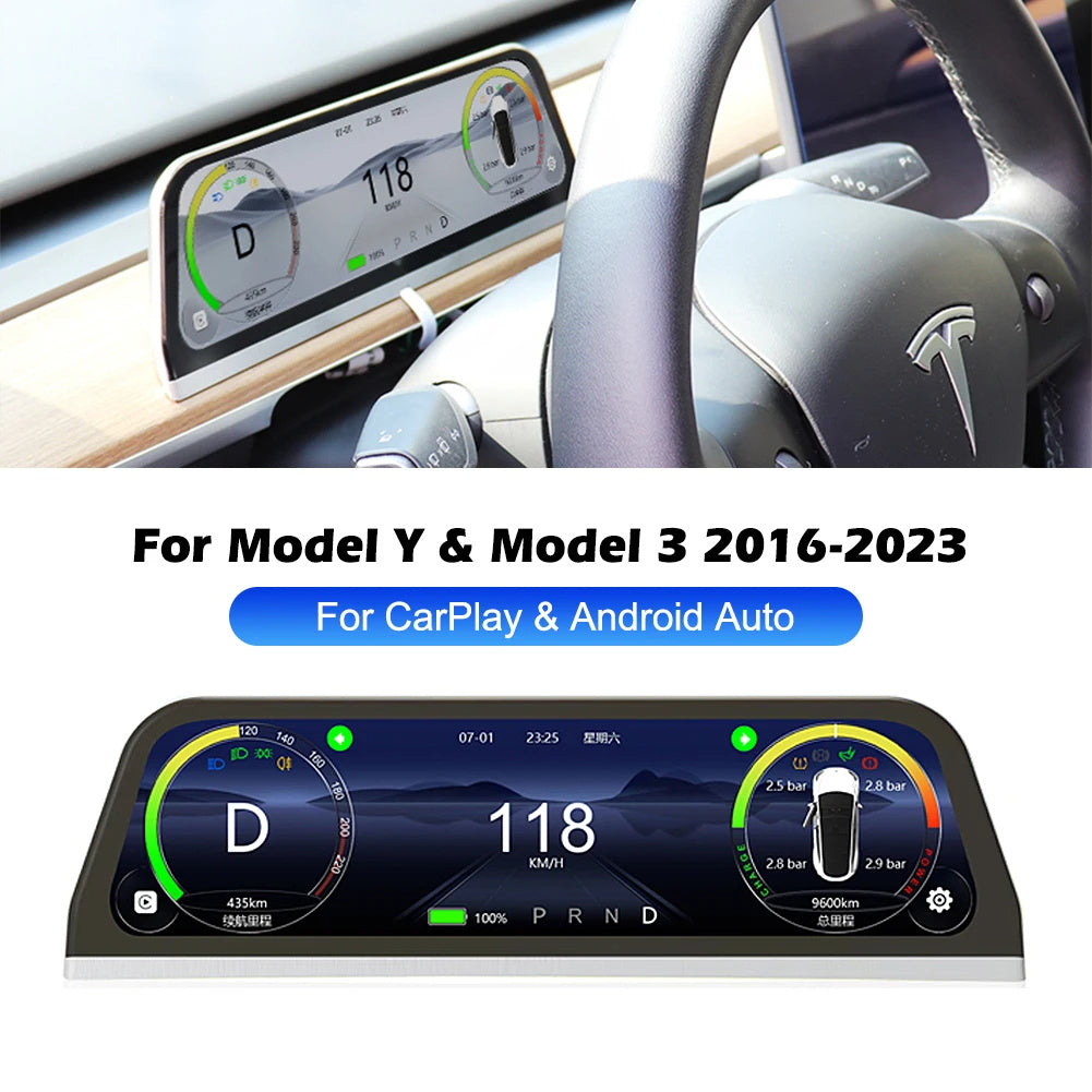 Simplified and creative LCD instrument panel modification