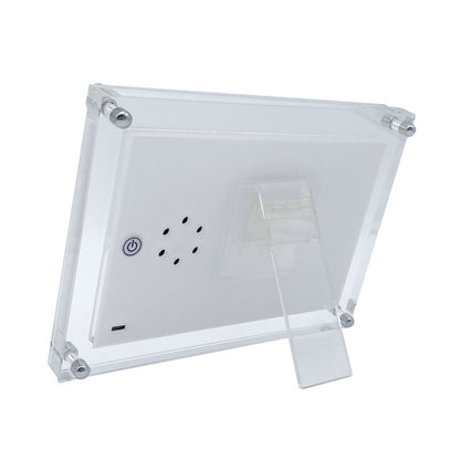 Transparent Acrylic Digital Photo Frame Video Player