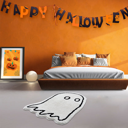 Tapis de salon mignon avec fantôme d'Halloween