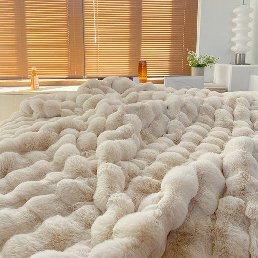 Tuscany Fur Casual Blanket For Two