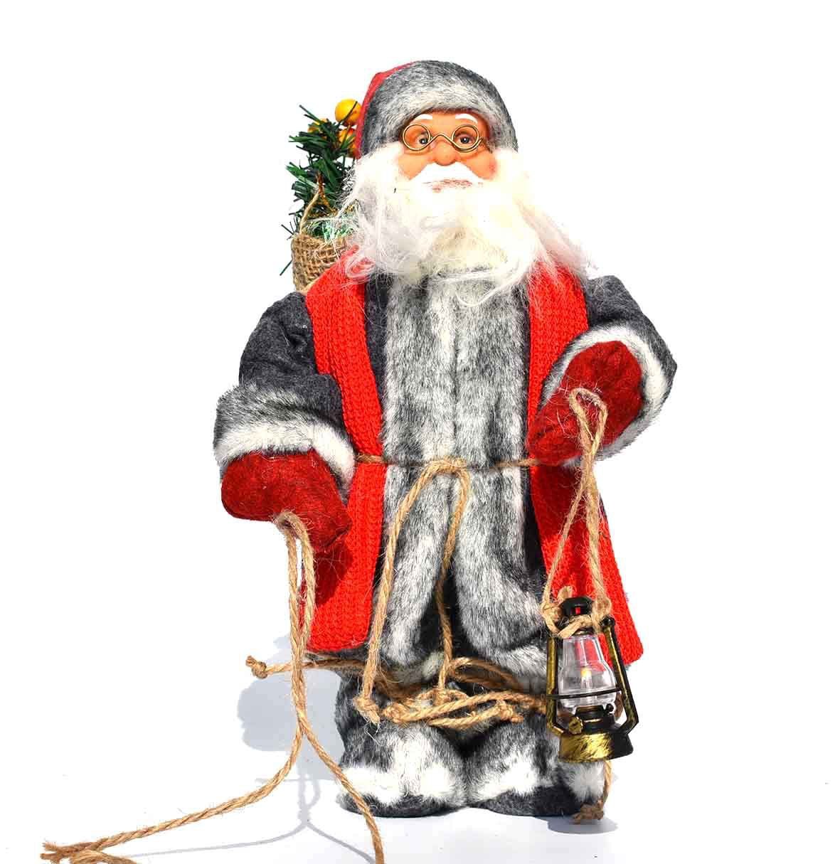 Conjunto de figuras de Papá Noel para regalo de decoración navideña de muñecas