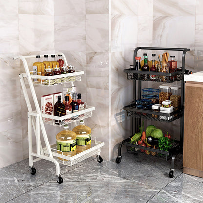 Dolly Parallel Folding Portable Stall Rack Shelving