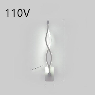 Lampe murale led nordique minimaliste, lampe de chevet pour chambre à coucher