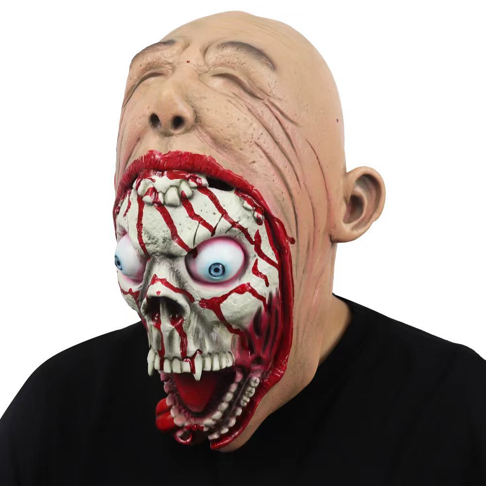 Halloween Horror Alien Demon Mask Big Mouth Zombie