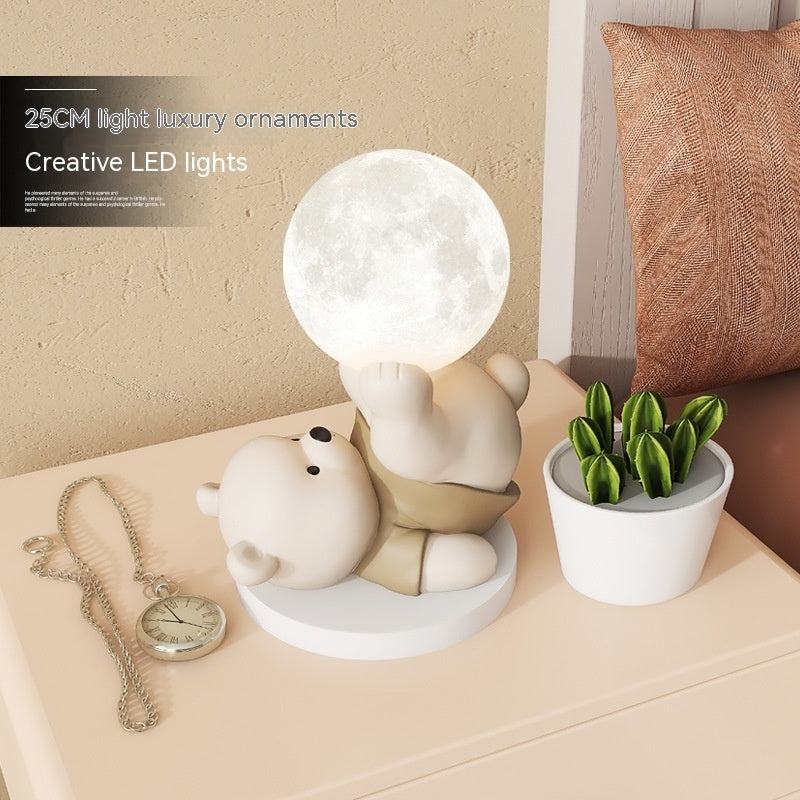 Cute Bear Decoration Home Decoration Bedroom Bedside Night Light