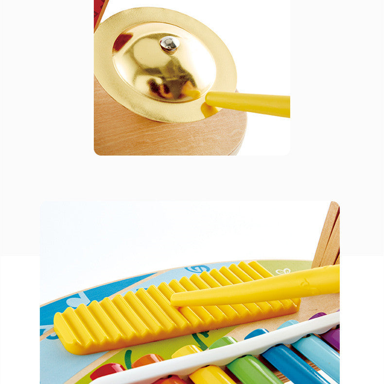 Five-in-one Dynamic Band Knocking On The Piano Table Children's Educational Music Toys