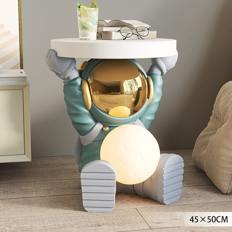 Astronaute du sol au plafond, ornements, accessoires pour la maison, salon, meuble TV, canapé, table de nuit latérale, plateau, cadeau de pendaison de crémaillère