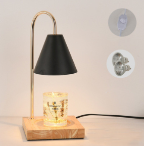 Lampe à cire fondante d'aromathérapie, bougie chandelier à huile essentielle