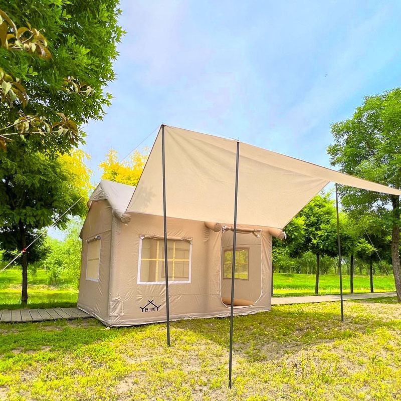 Les tentes de camping gonflables pliantes extérieures sont libres de construire dans la nature