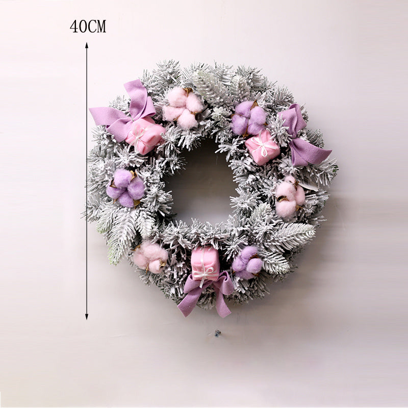 Christmas Wreath Door Decorations Dress Up Props