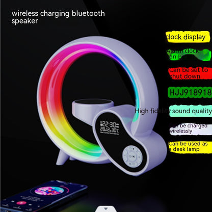 Grand haut-parleur Bluetooth G, horloge lumineuse d'ambiance colorée Portable