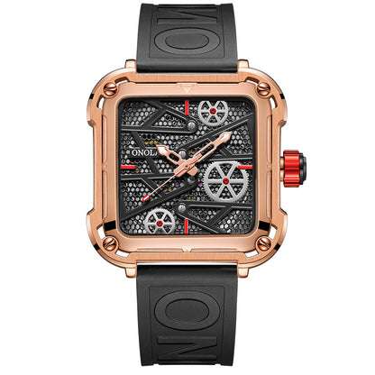 Reloj de moda para hombre ONOLA Hollow relojes de lujo completamente automáticos para hombre