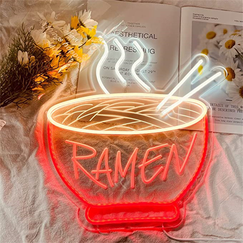 Creative Shape Noodle Background Wall LED Light