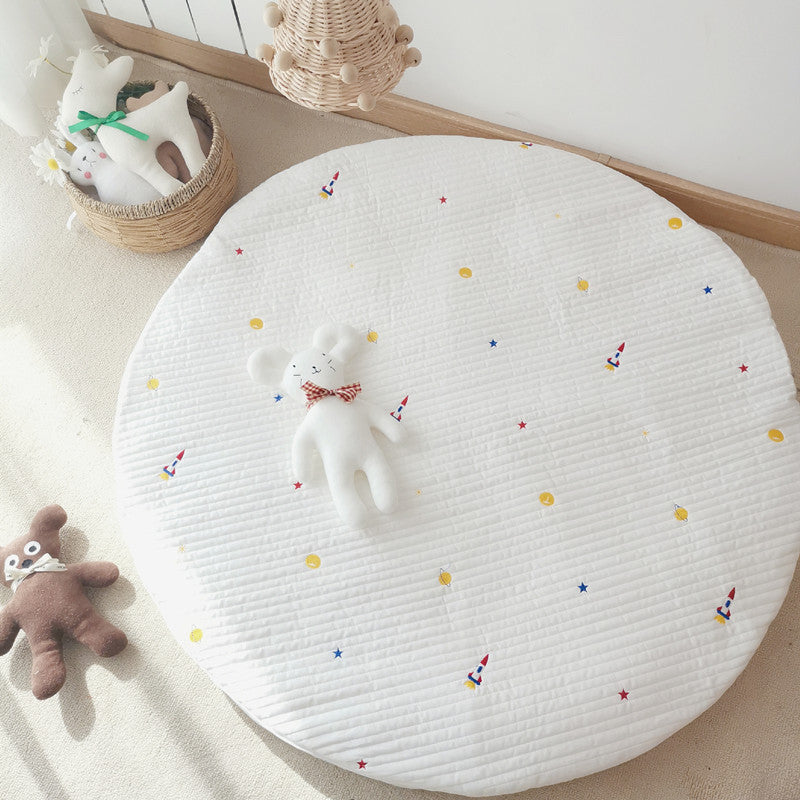 Thickened Embroidered Play Mat Children's Room Cushion