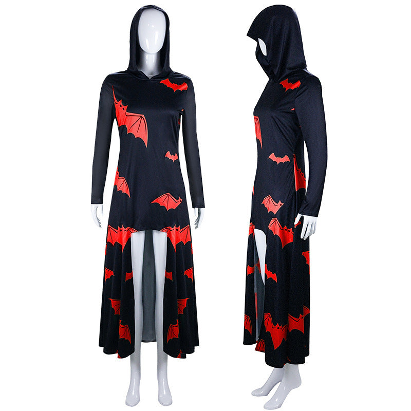 Women's Batwing Hooded Cloak Halloween