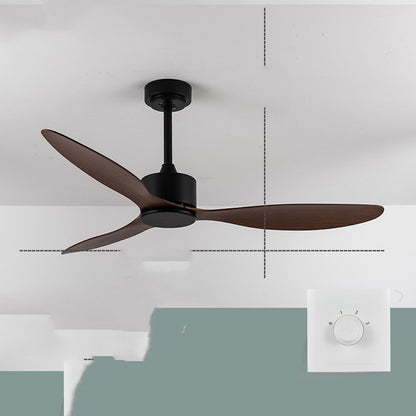 New Scandinavian Industrial Ceiling Fans Without Lights