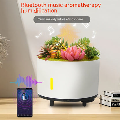 Humidificateur d'aromathérapie de flamme de musique de Bluetooth d'usine de simulation