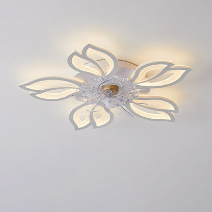 Lumière de salon simple et moderne, nouvelle lumière de ventilateur de plafond de chambre à coucher silencieuse