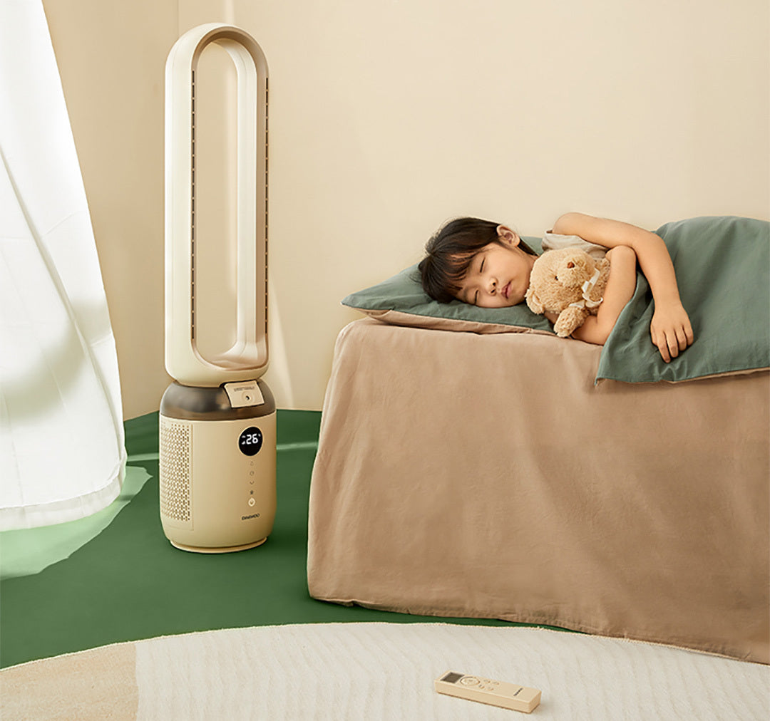 Purificateur d'air à la mode domestique avec ventilateur sans vanne