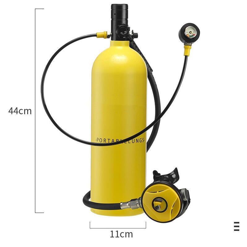 Respirador de buceo X5000Pro2L equipado con portátil