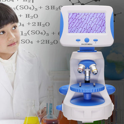 Microscope portable pour les expériences scientifiques biologiques haute définition pour enfants