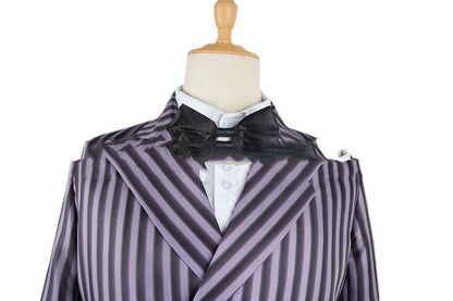 Wednesday Halloween Striped Cosplay Costume