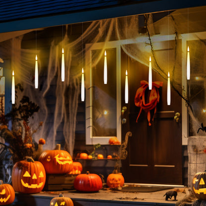 Bougie à suspension pour fête d'Halloween avec baguette magique