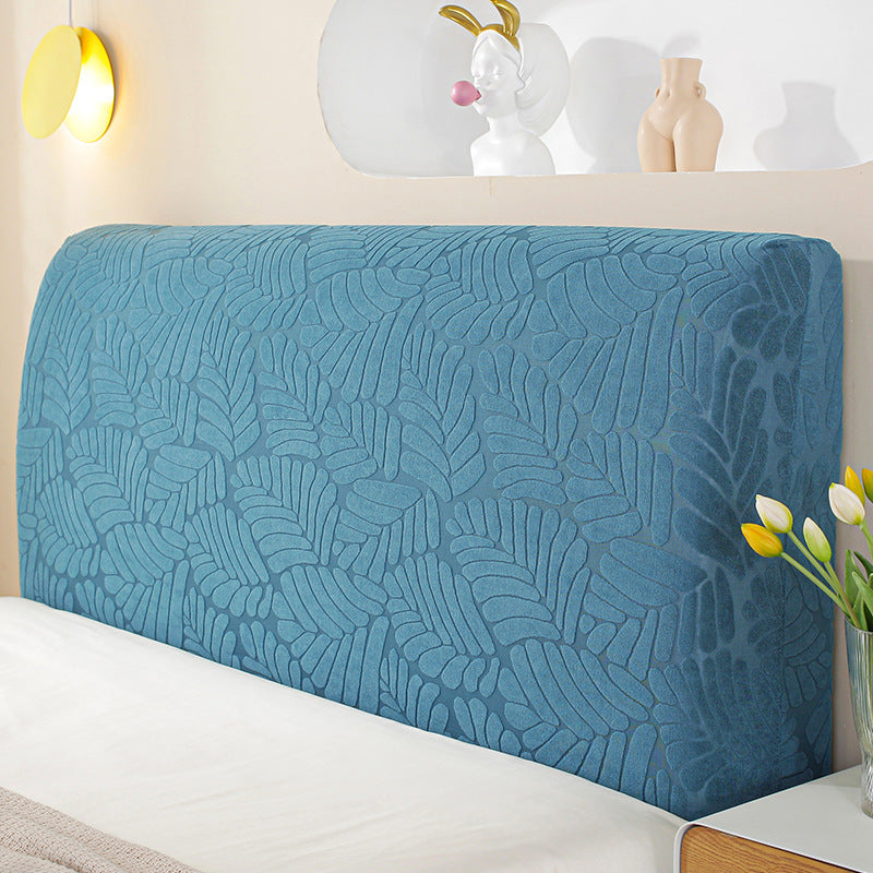 New Simple Jacquard Dustproof Universal Wooden Bed Backrest Cover