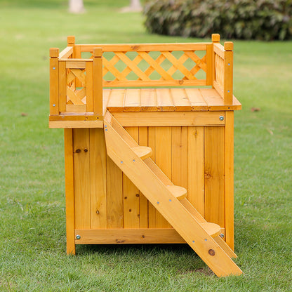 Solid Wood Removable And Washable Outdoor Waterproof Two-layer Climbing Frame