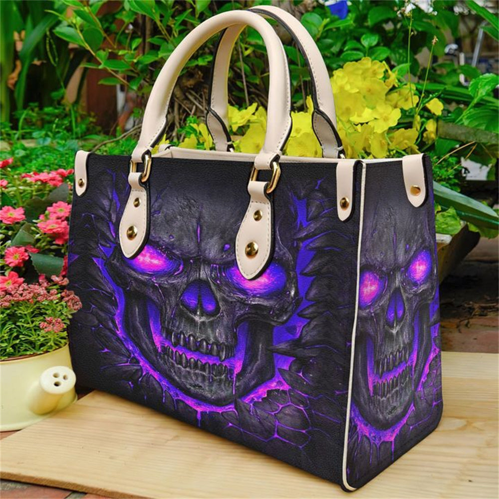 Fashion Personality Halloween Skull Pattern Tote Bag