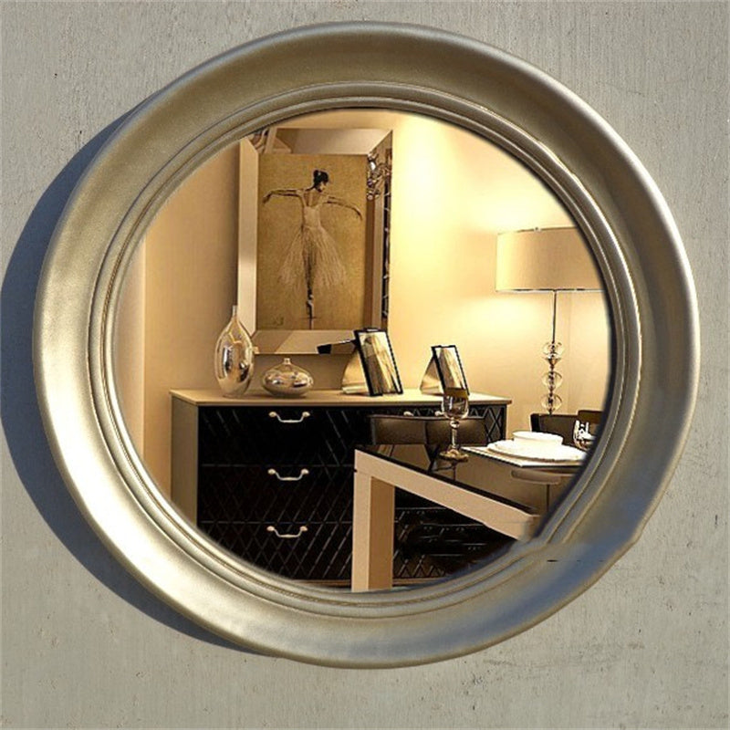 Chinese Modern Decorative Round Entrance Makeup Mirror